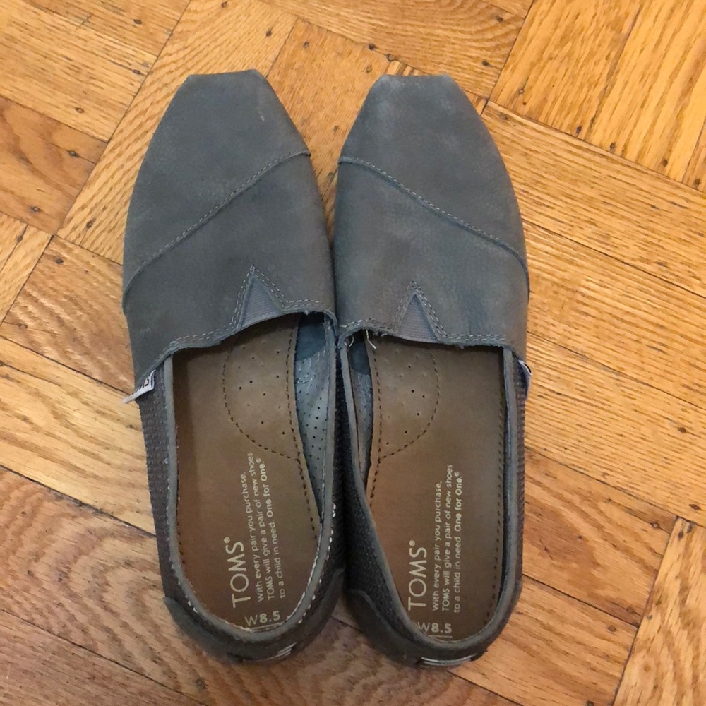 Toms - leather with sequence